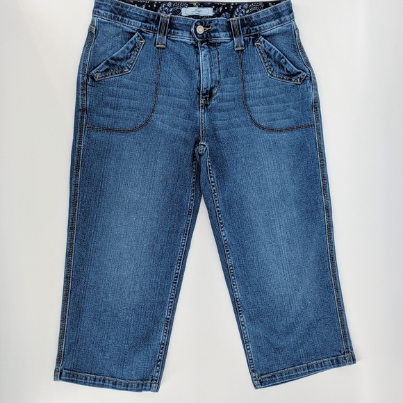 Levi's Womens Capri Denim Jeans Size 12 - Picture 7 of 8